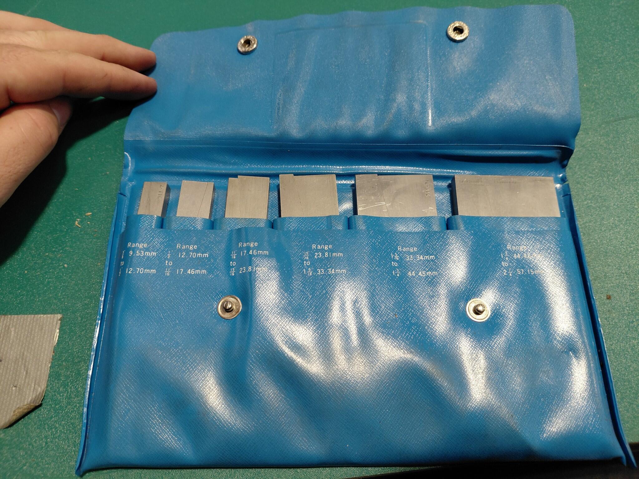 TTC Adjustable Parallels Set with Starrett Inserts
