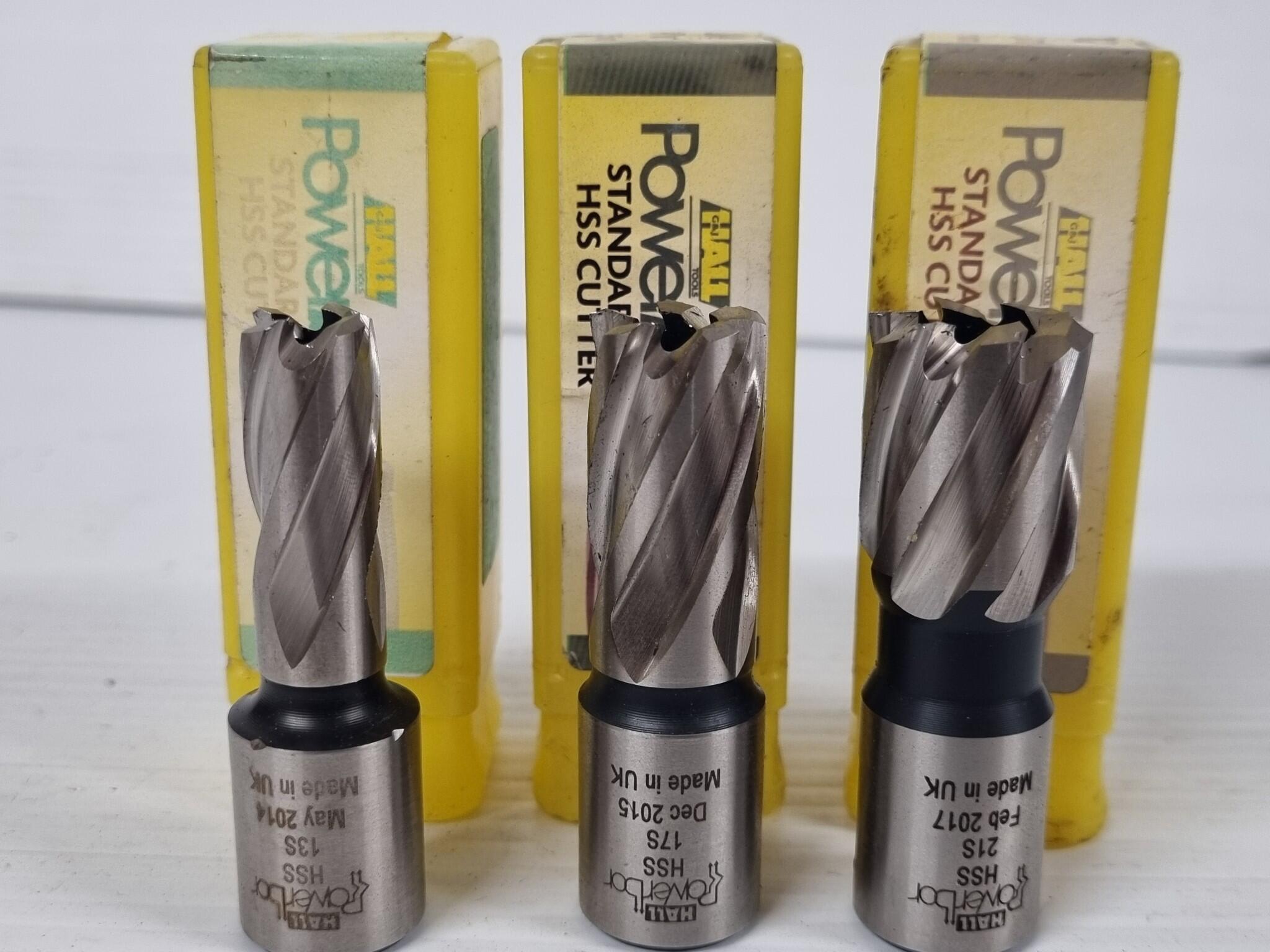 3x PowerBor Annular Cutters, never used!