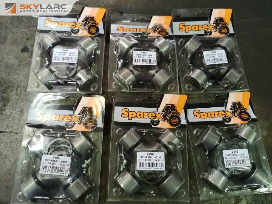 6x Sparex Replacement PTO Tractor Universal Joint Units 2496, New