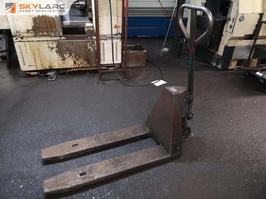 Vintage Heavy Duty Industrial Pallet Trolley Jack