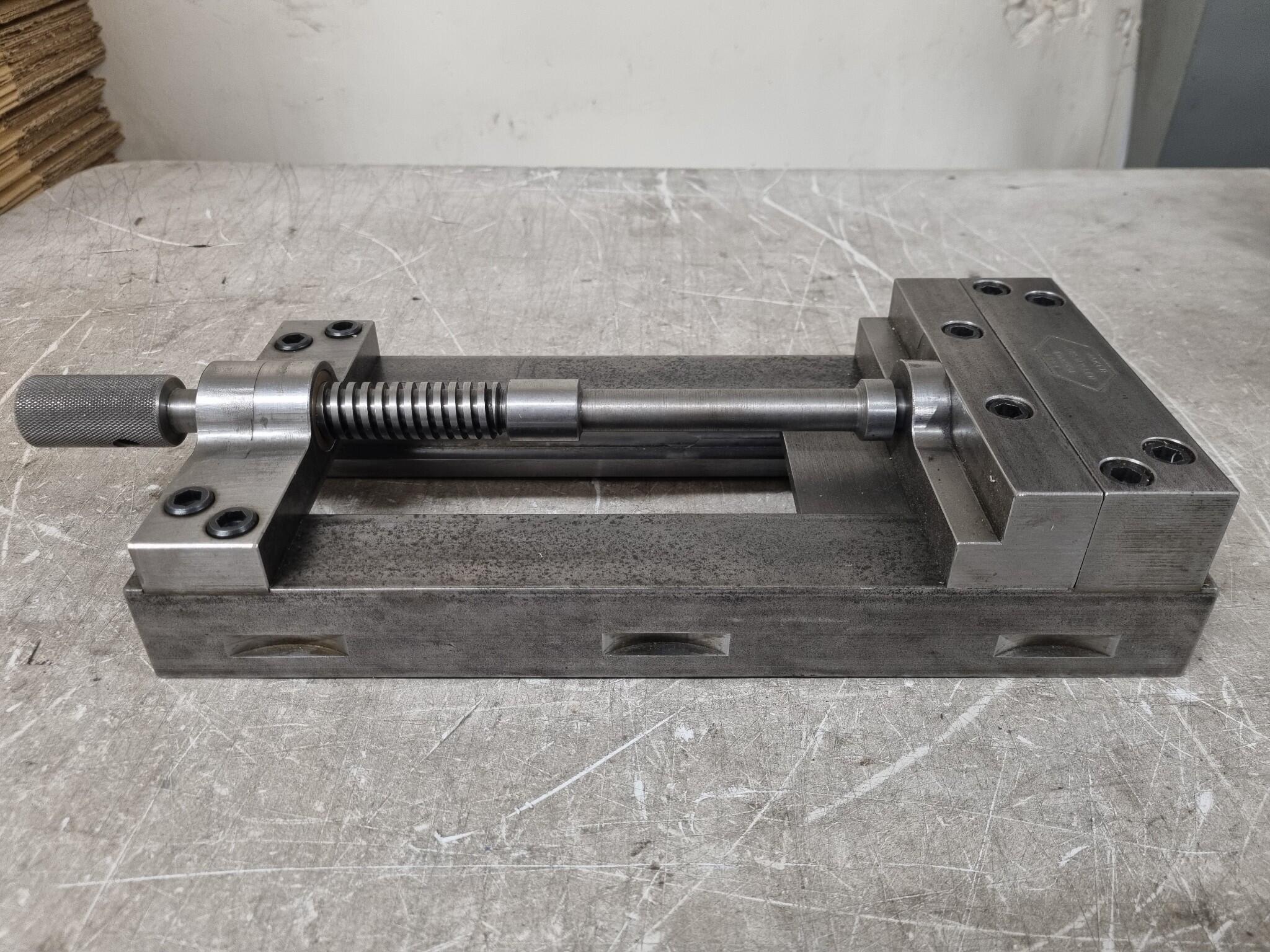 Vintage Heavy Steel Milling Vice by J.O. Miller, Timaru