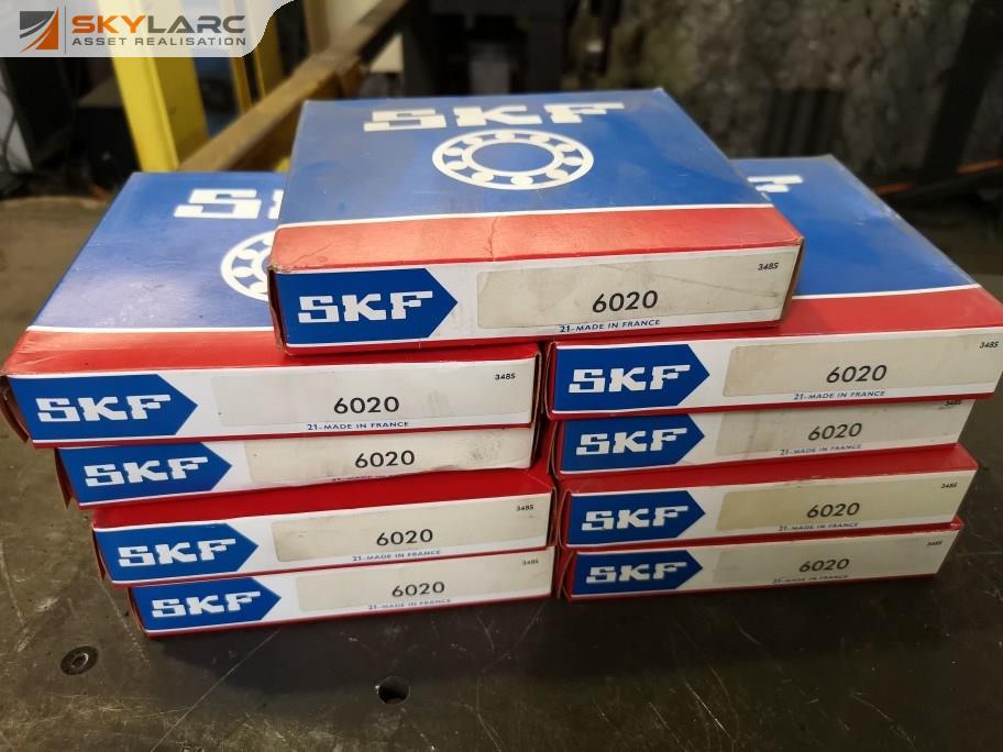 9x SKF 6020 Industrial Ball Bearing Units, New