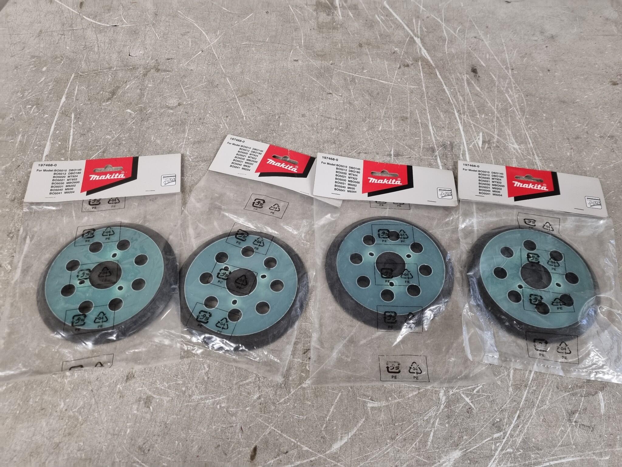 Makita 125mm Hook & Loop Backing Pads