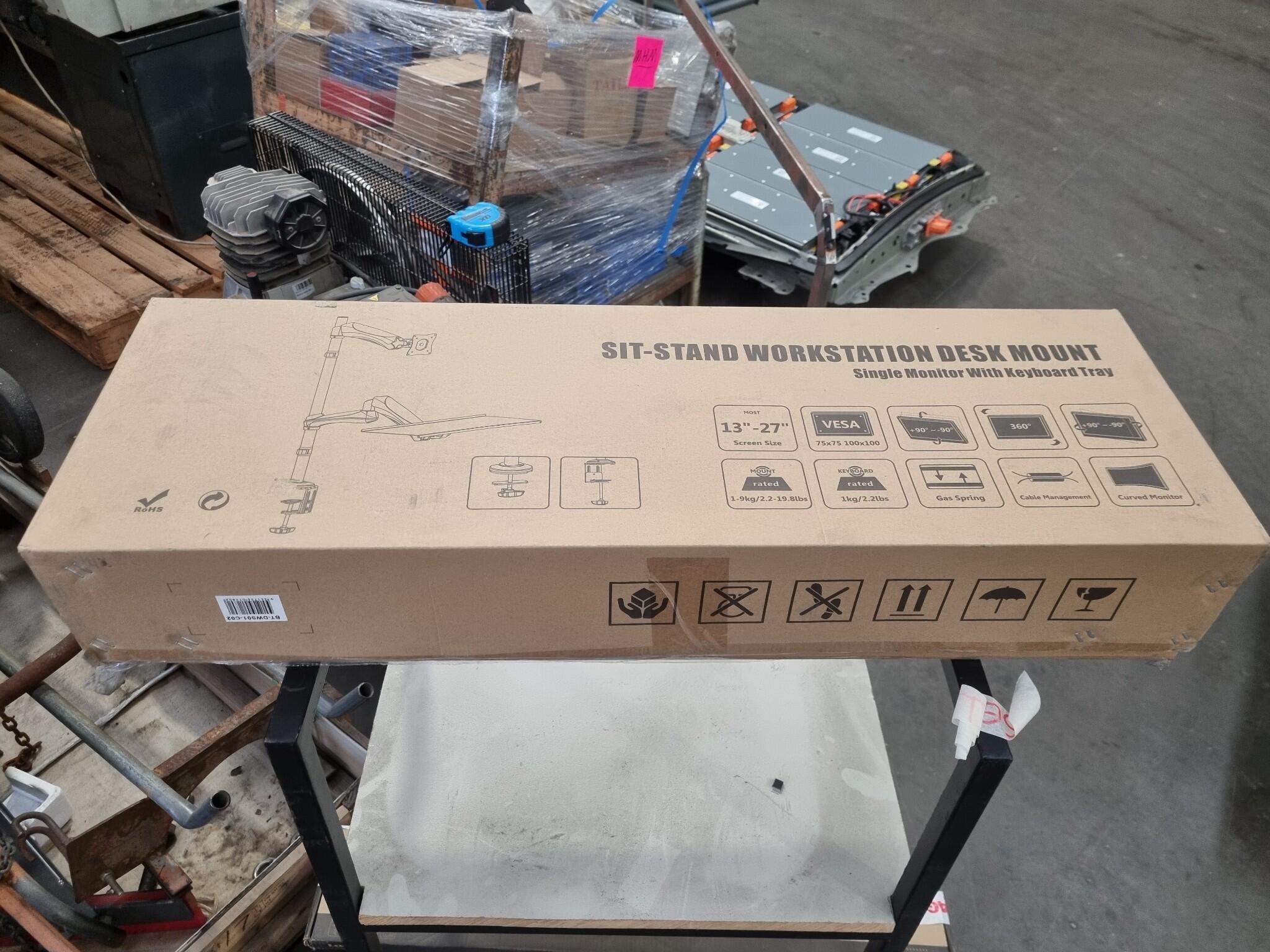 Bracom Sit-Stand Workstation Desk Mount