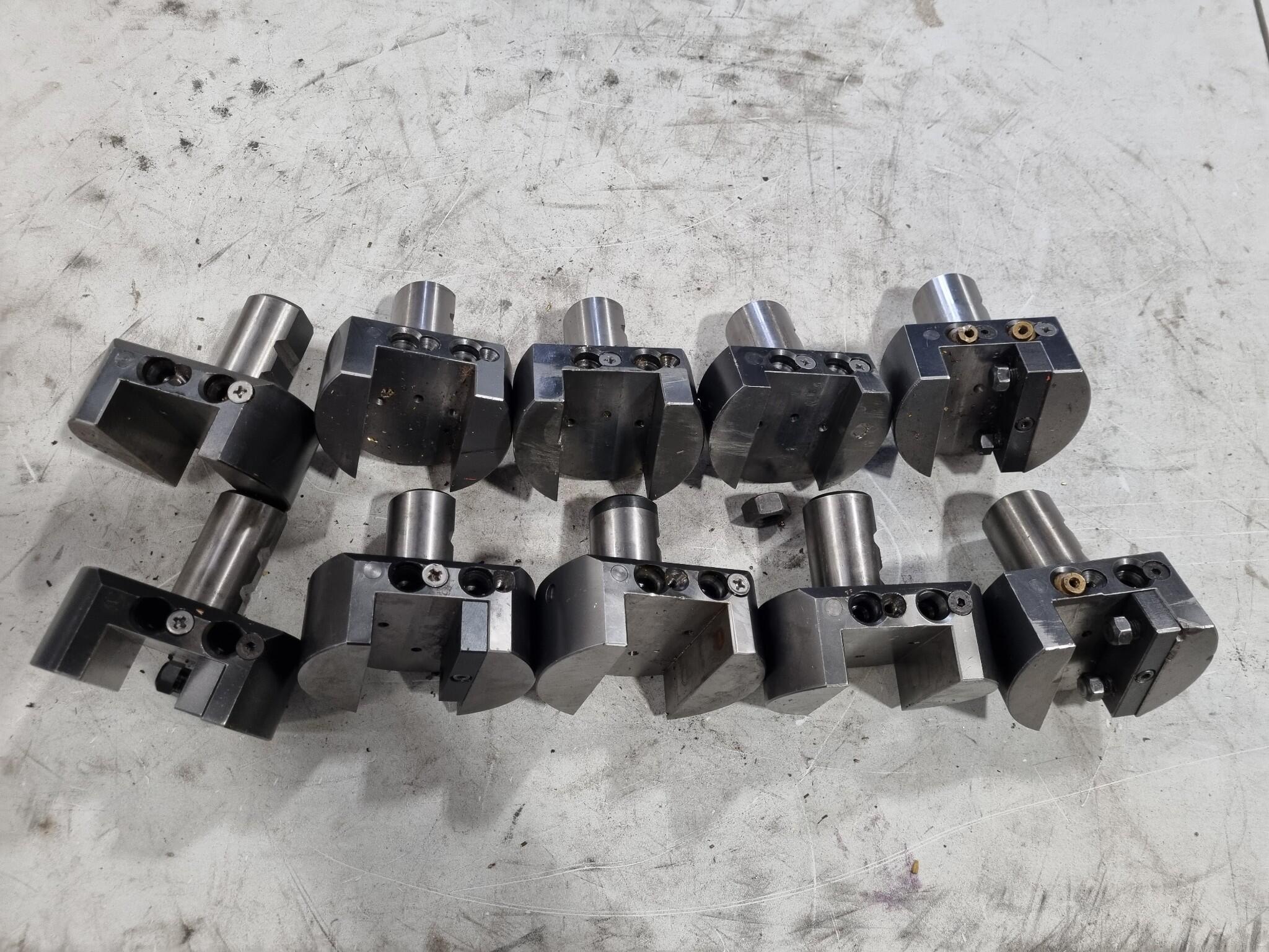 VDI 40 Tooling Holders, 10x Assorted Units
