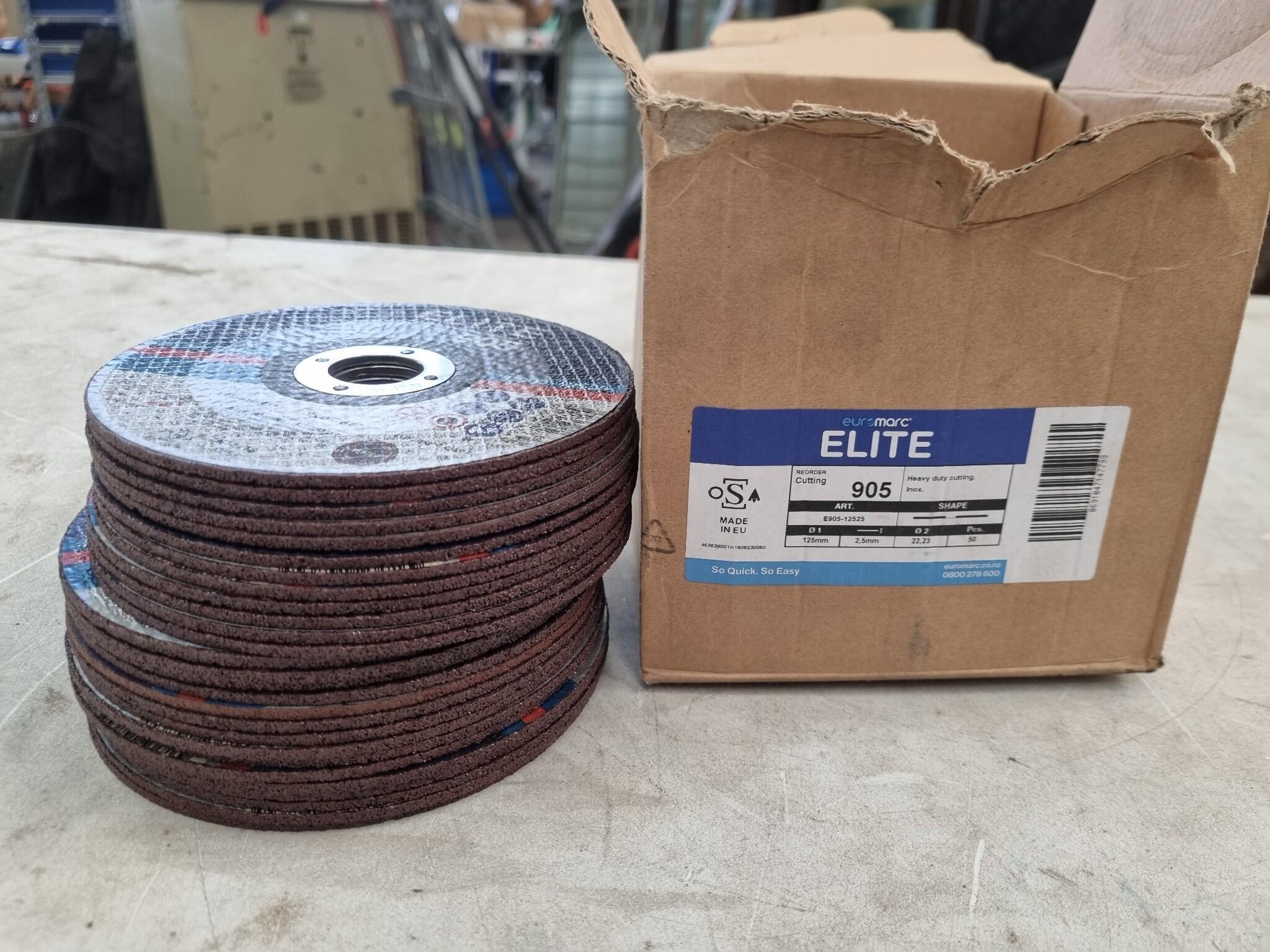 Euromarc Elite 125mm Cutting Disks 905, Box of 27x Units