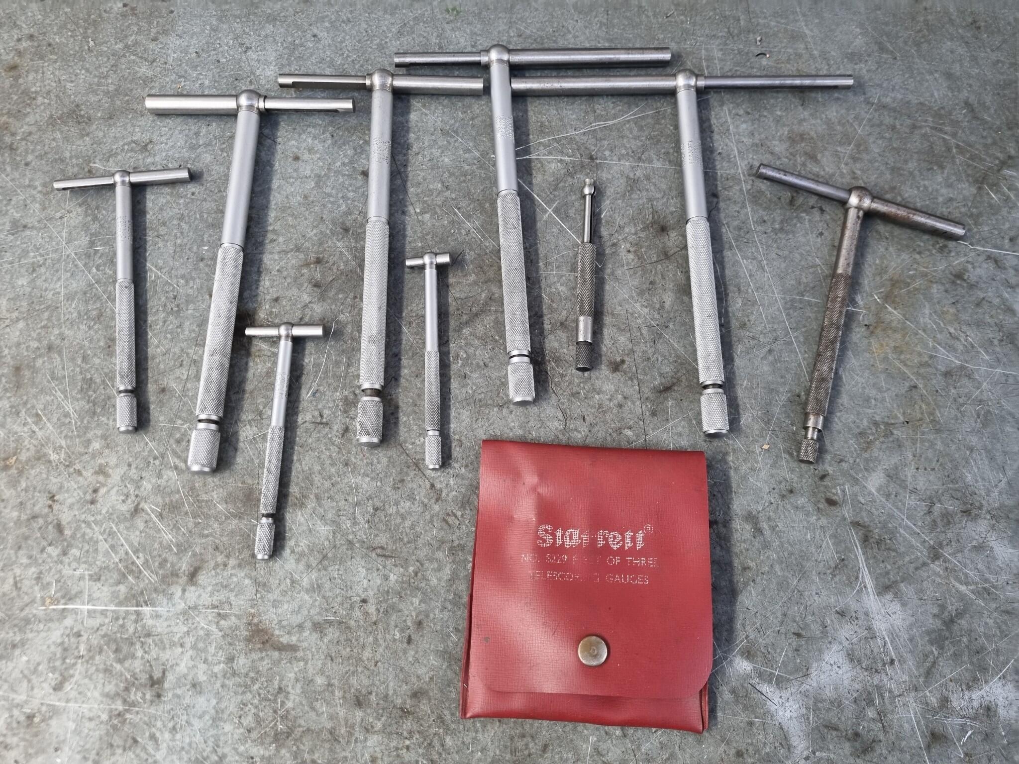 Assorted Telescoping Gauges by Moore & Wright & Starrett
