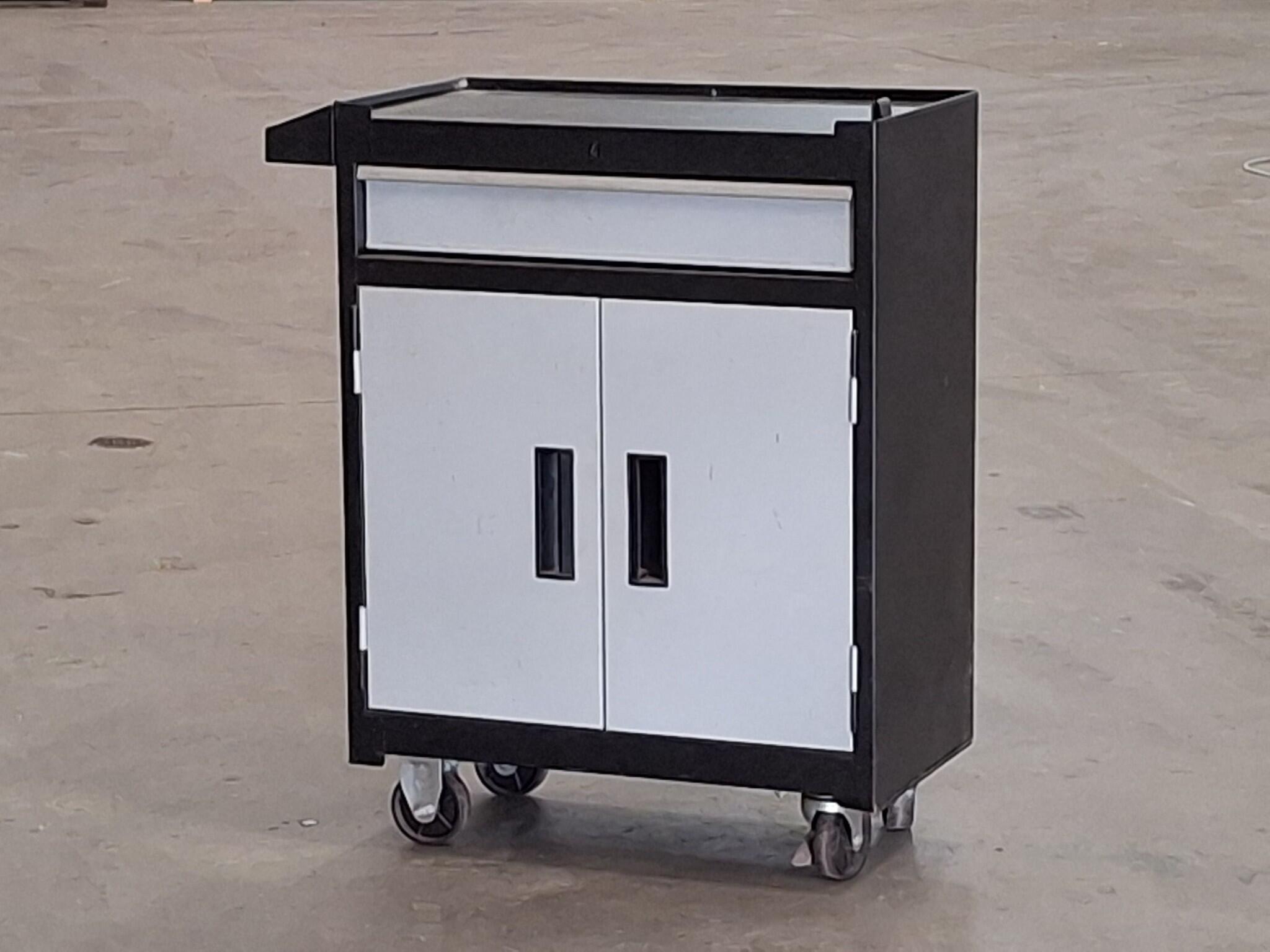 Metal workshop trolley tool cabinet