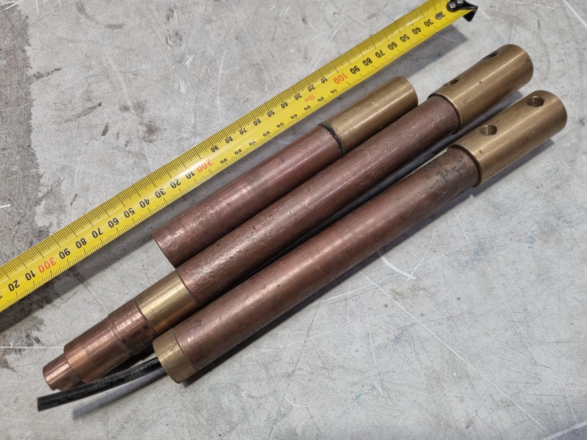 3x Copper & Brass Spot Welder Rods