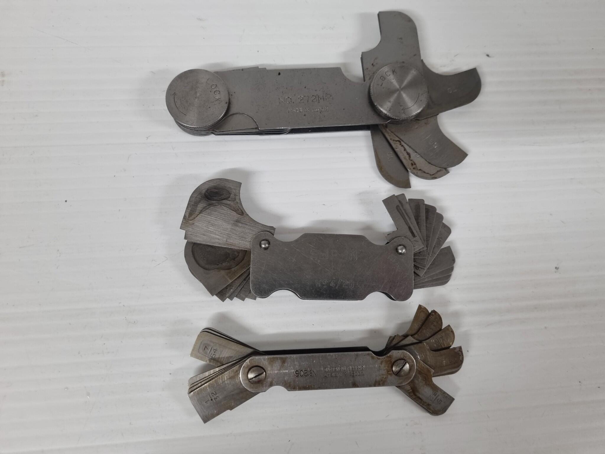 3x Radius Gauge Sets