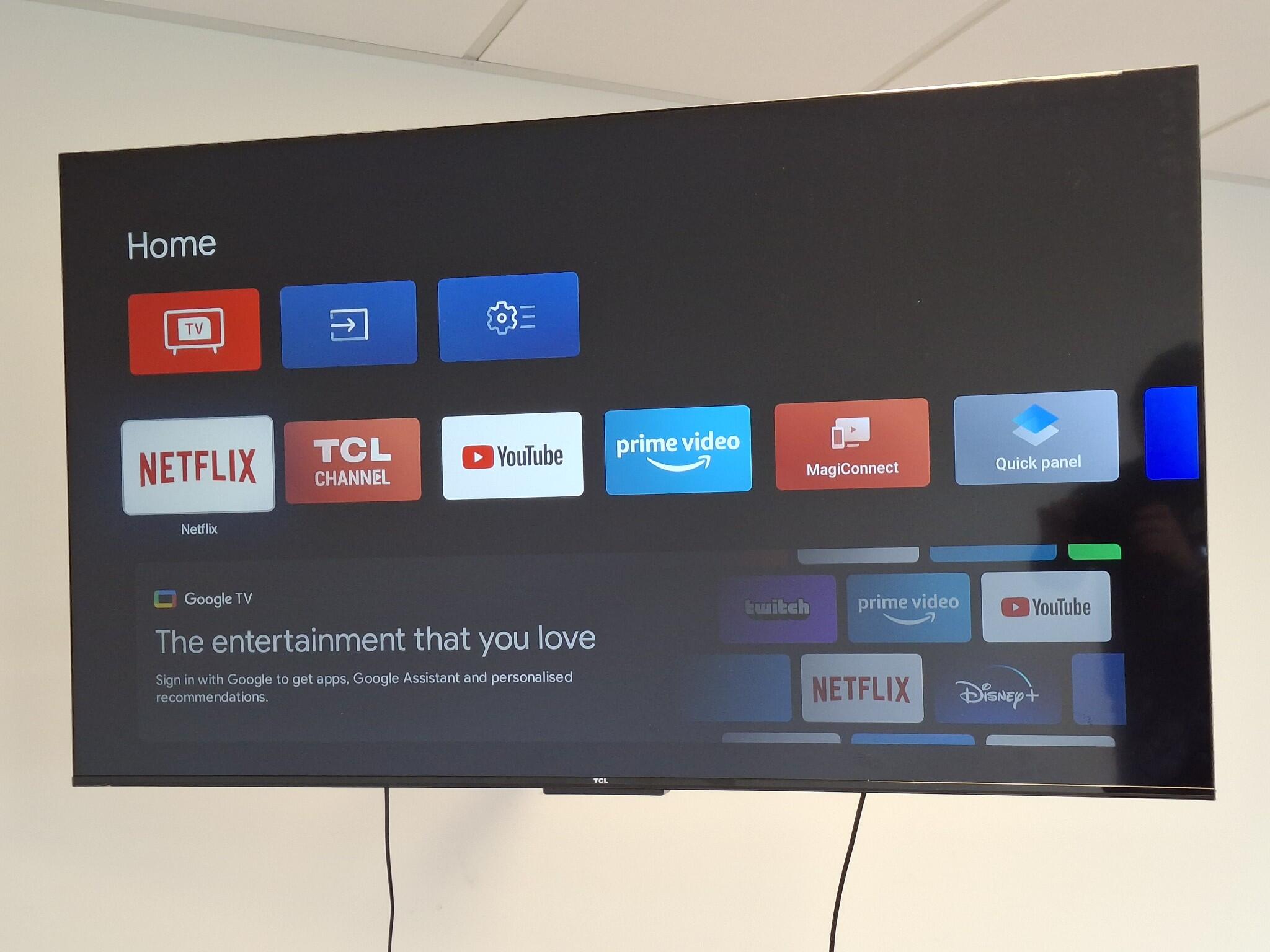 TCL 58 Inch 4K Google TV
