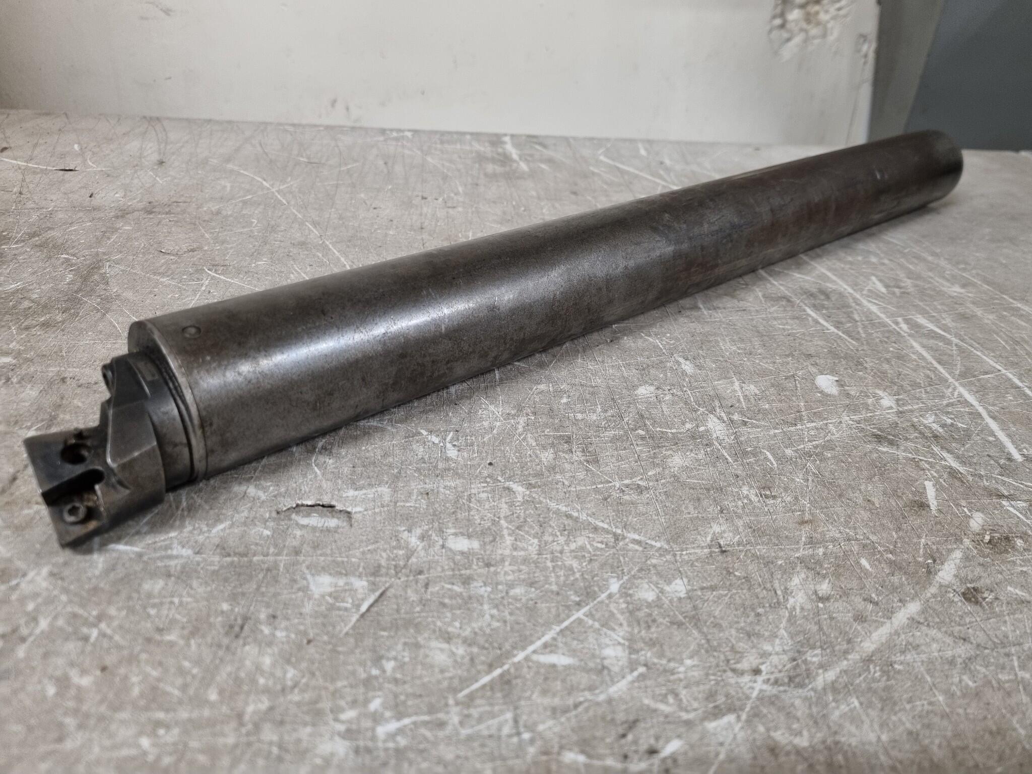 Large Lathe Boring Bar w/ Sandvik Coromant Cutting Head