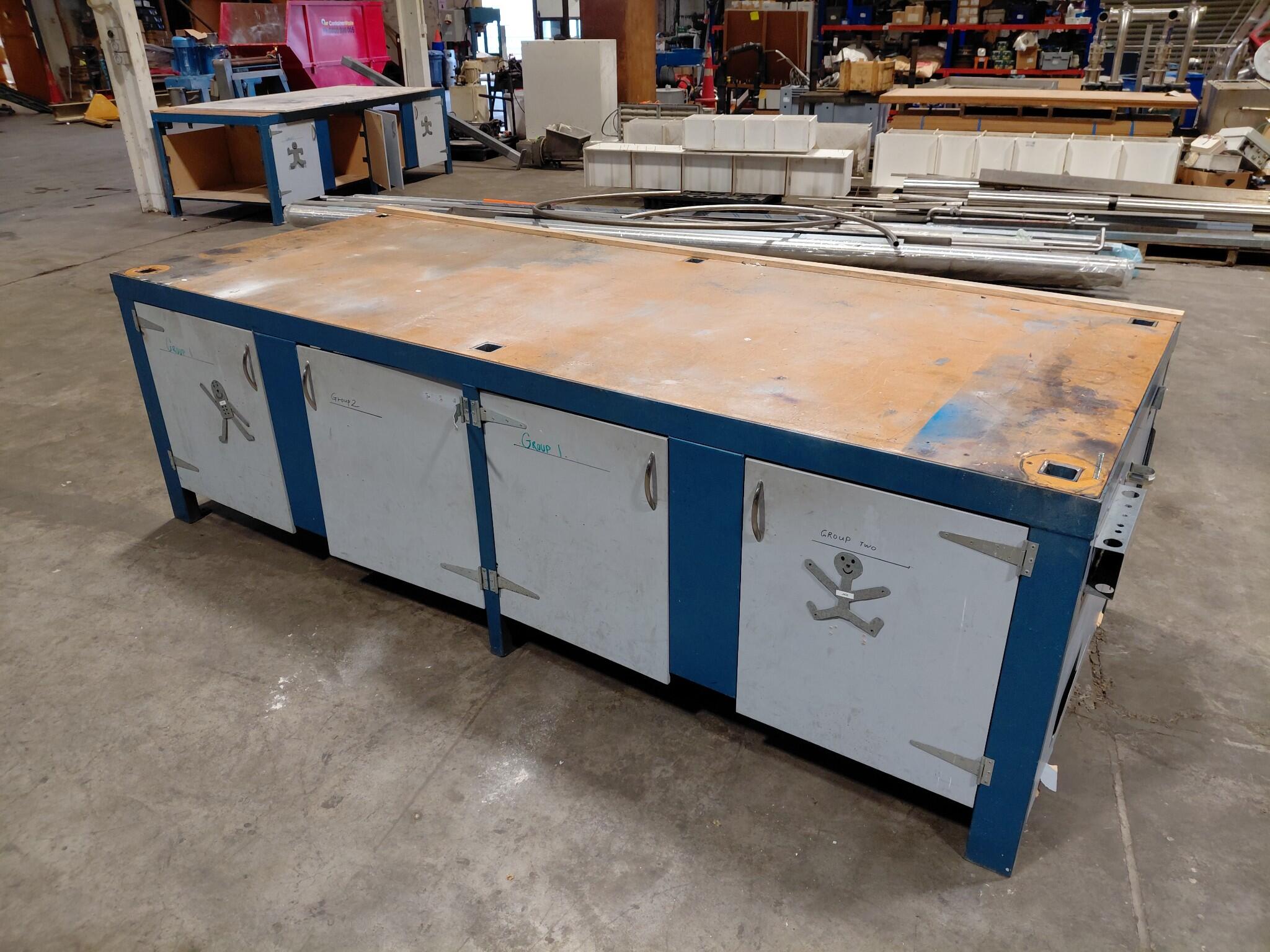 Box Steel Heavy Duty Workbench 3000 x 1200 x 900mm