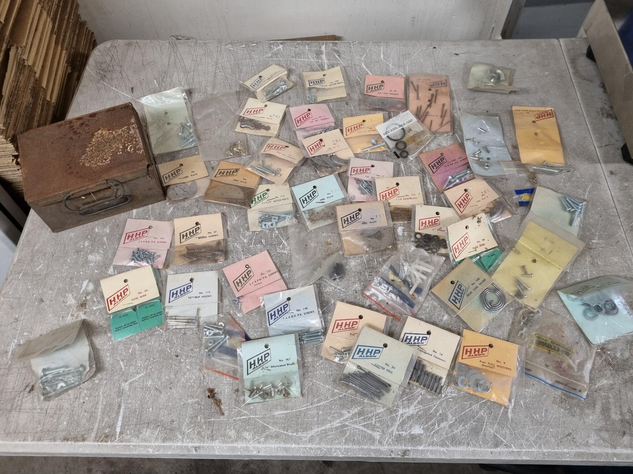 Vintage HHP Branded Fastening Hardware Packets