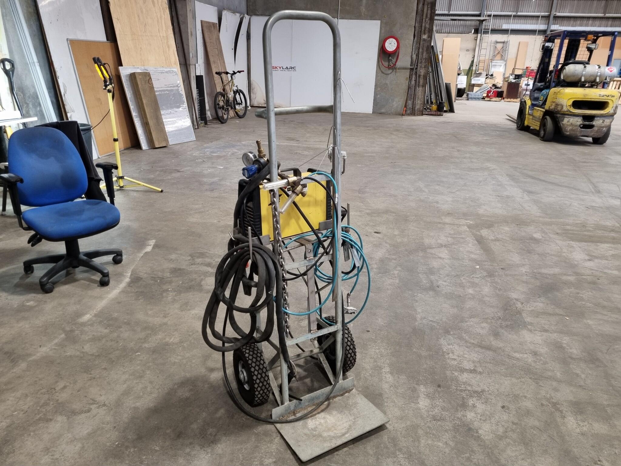 ESAB Buddy Tig 160 Welder w/ Welding Trolley