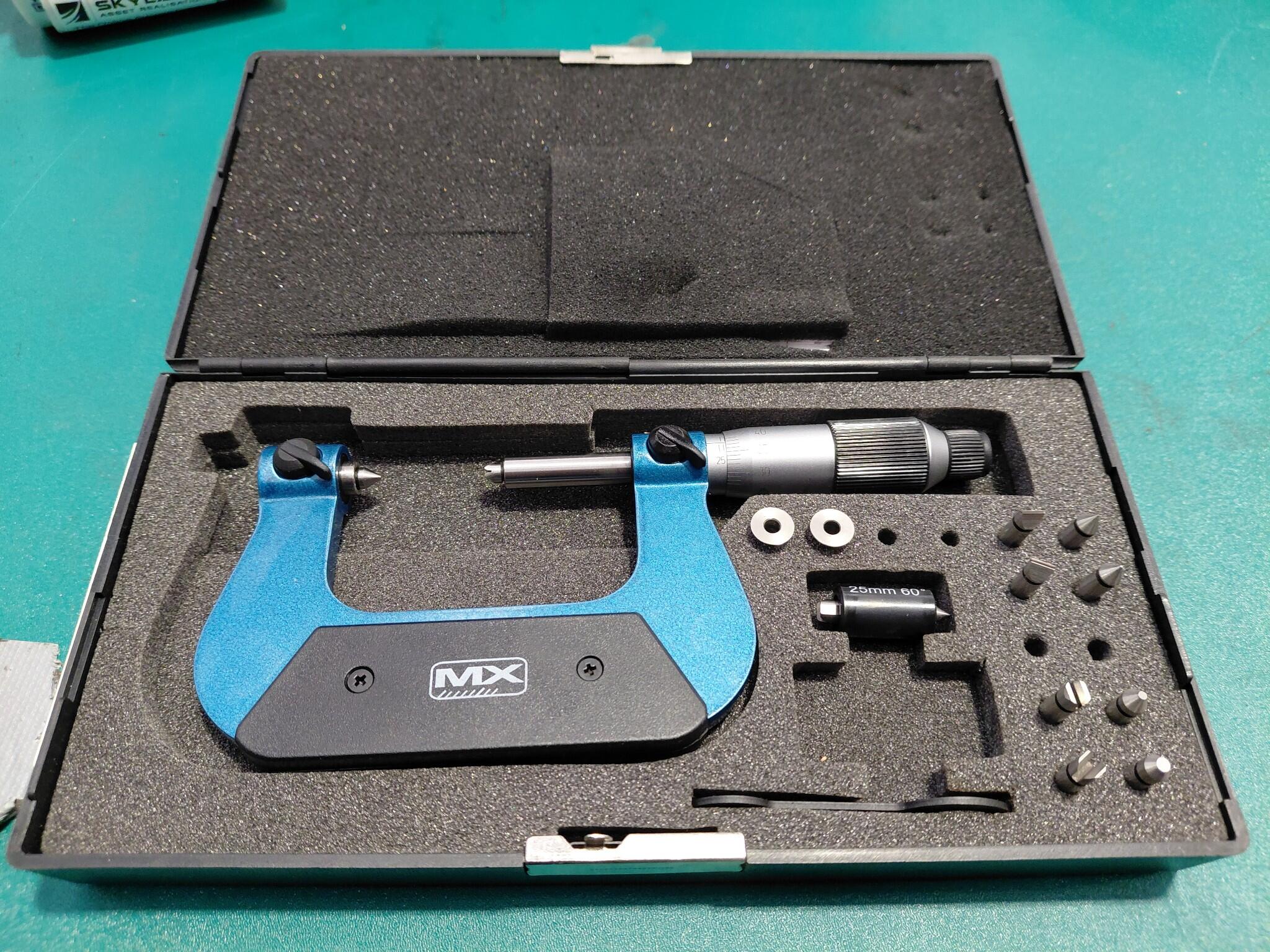 MX M Thread 25-50 60 55 Micrometer Set