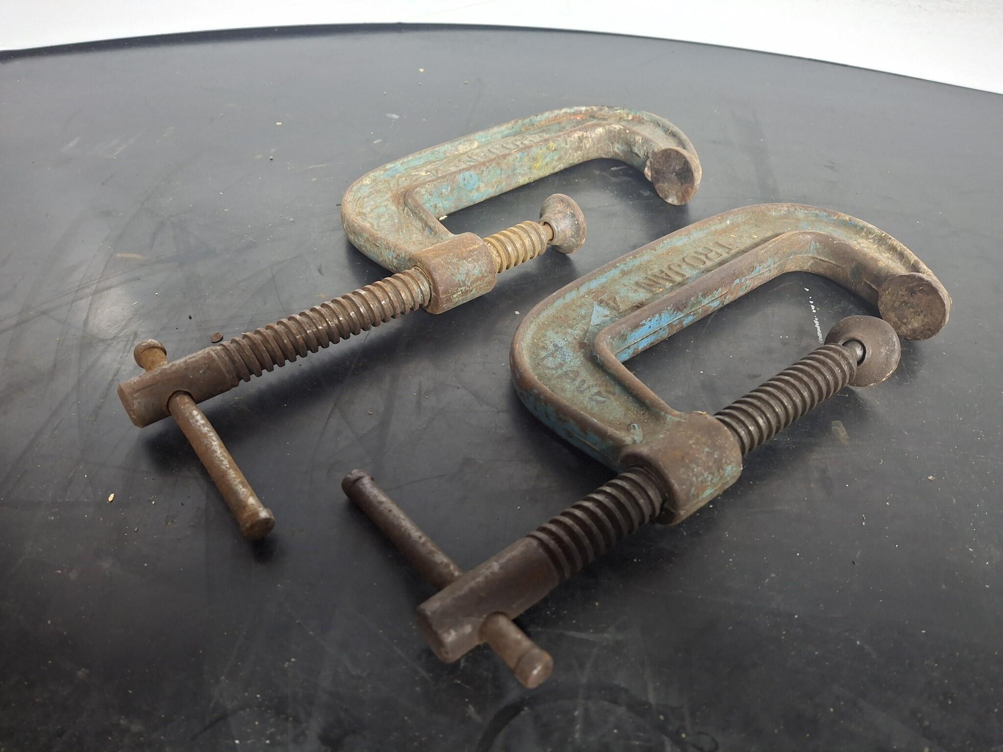 2 Trojan 4 Inch Clamps