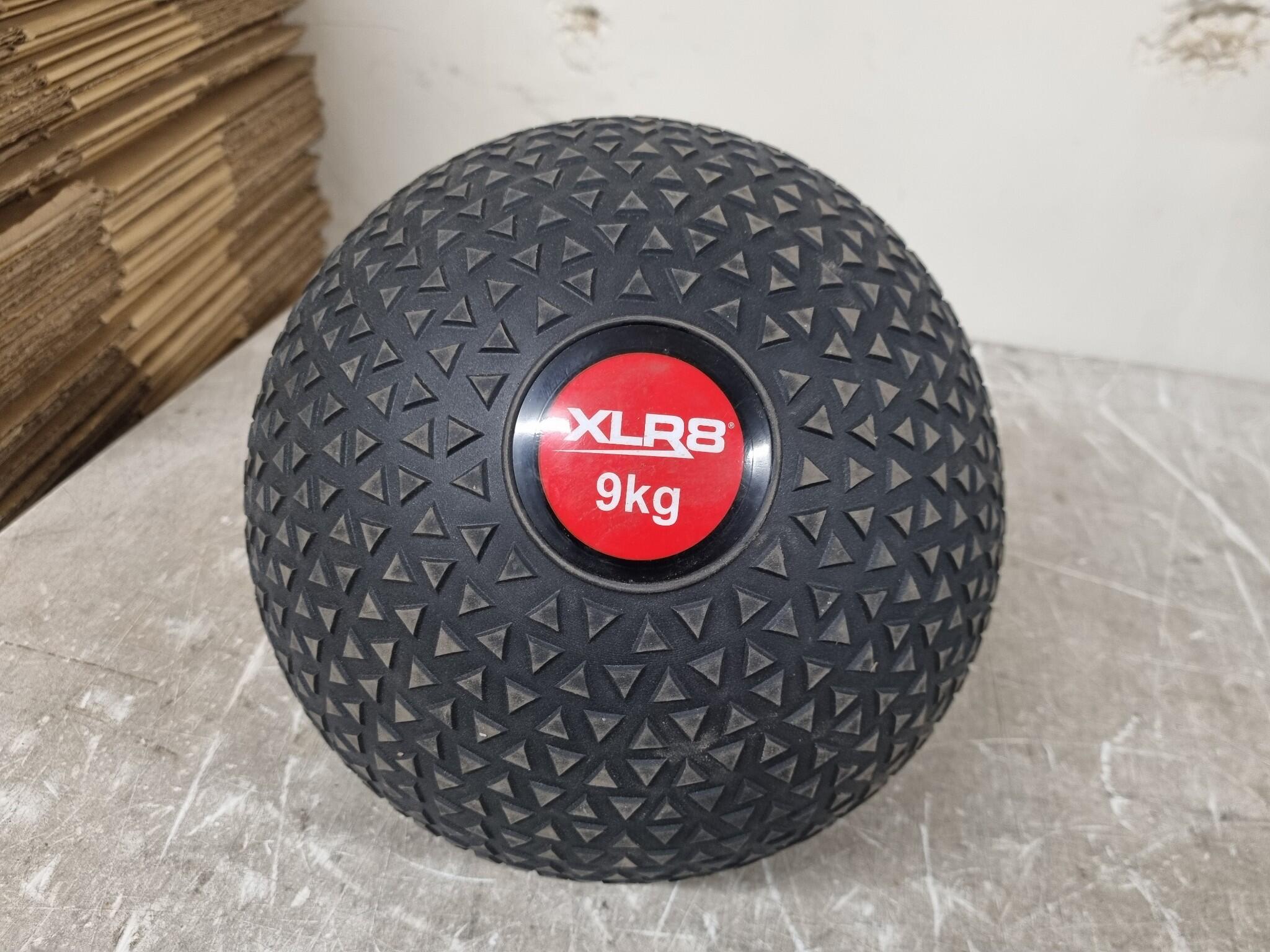 9kg Dura Grip Textured Slam Ball by XLR8
