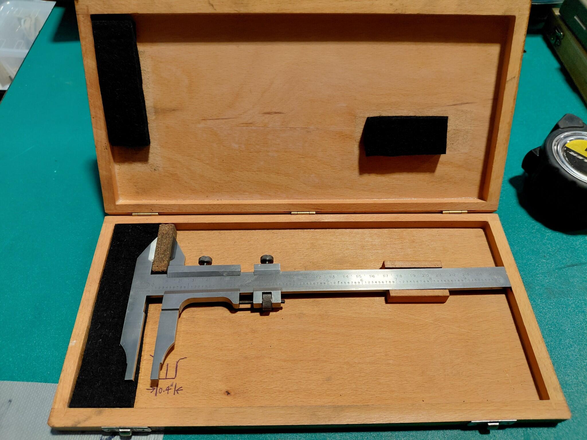 Helios Vernier Caliper 0–8 inch