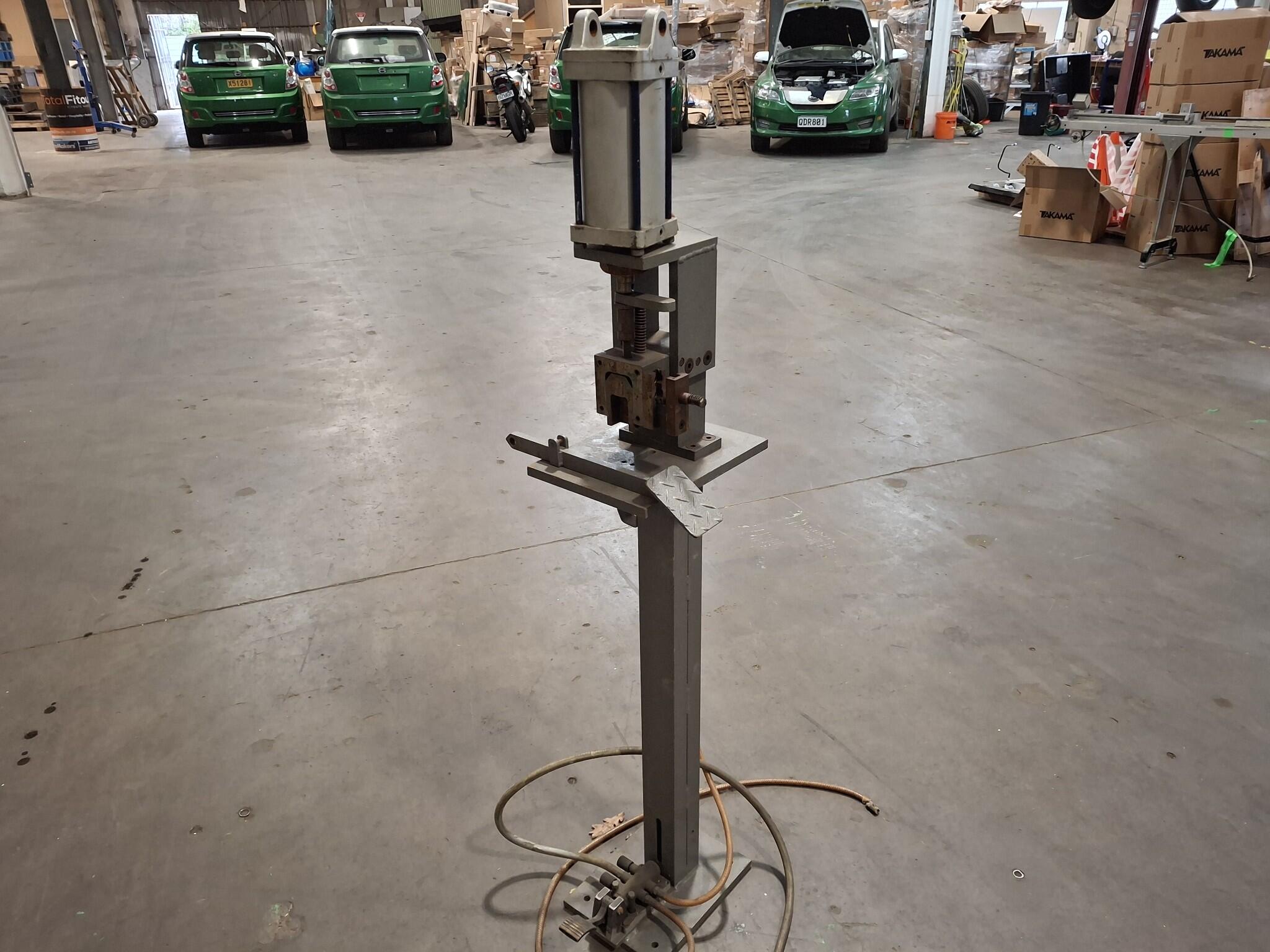 Pneumatic Press on Stand