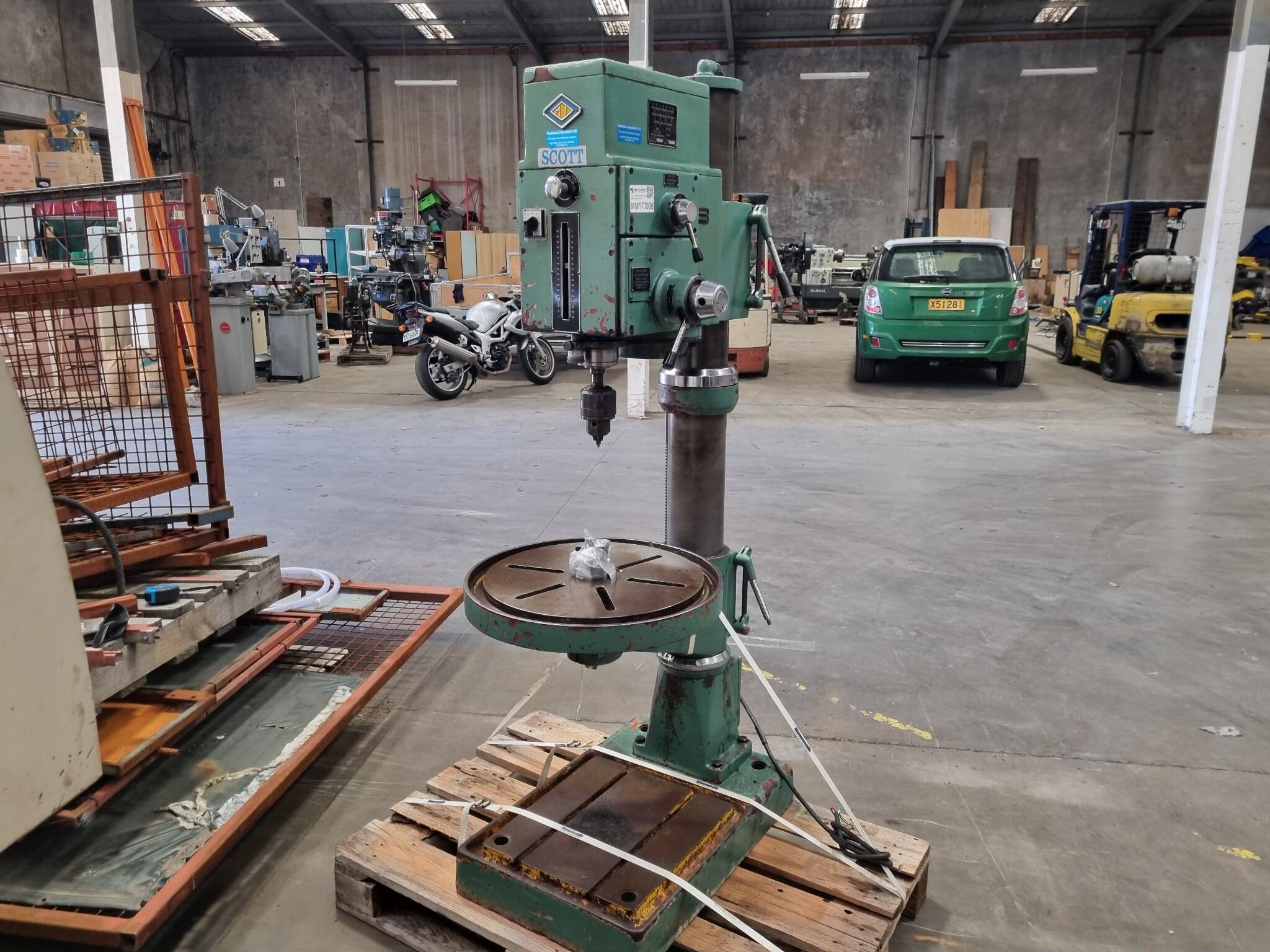 Industrial Geared Head 3-Phase Drill Press