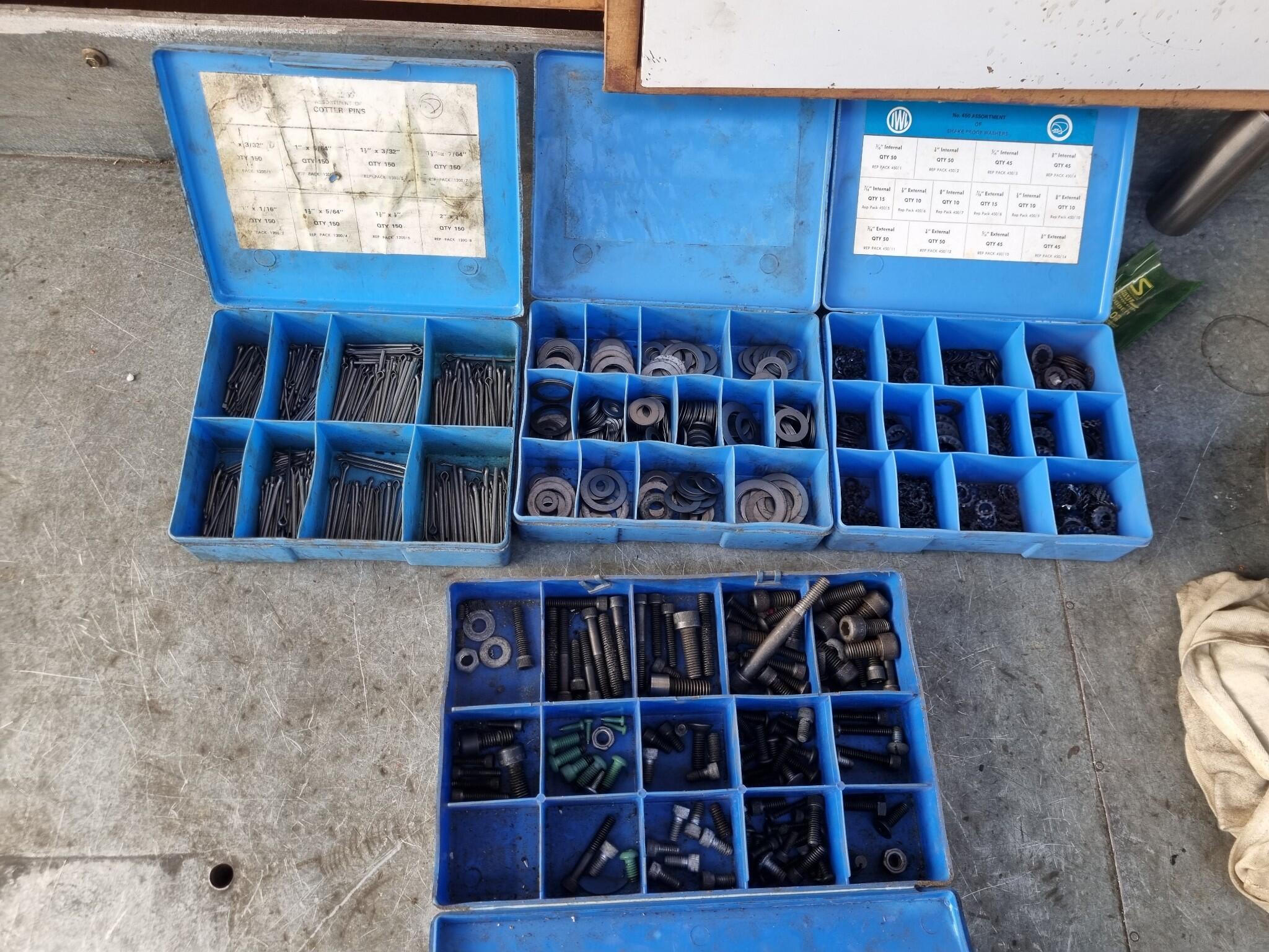 4x Parts Assortment Bins