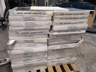 595x595mm PVC Laminated Gypsum Board Ceiling / Wall Panels