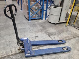 Pallet Jack Trolley, 2500kg, bent forks