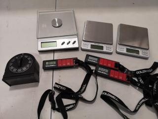 Assorted Salon Hair Colouring Weight Scales & Timers