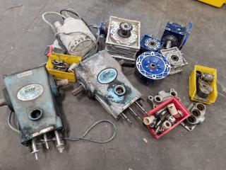 Assorted Industrial Gearboxes & Pumps