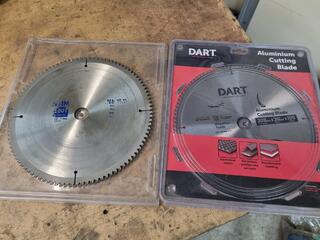 2x 300mm Aluminium Cutting Blades