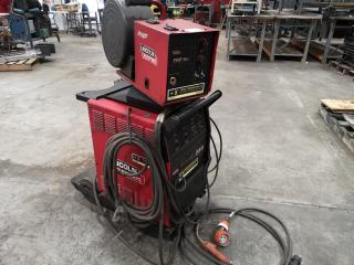 Lincoln Electric PowerPlus II 350 Welder w/ PWF 4gs Wire Feeder