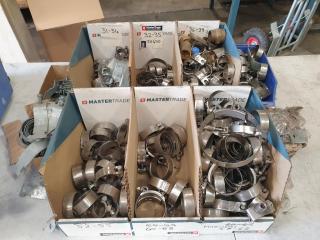 Large Lot of Stainless Clamps