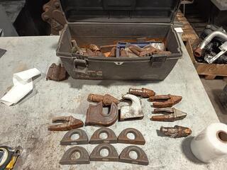 Assorted Heavy Equipment Bucket Teeth and RUD Lifting Points