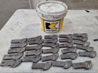 28x Kennametal Radial Rock Drrilling Shanks type U7L/CU7L