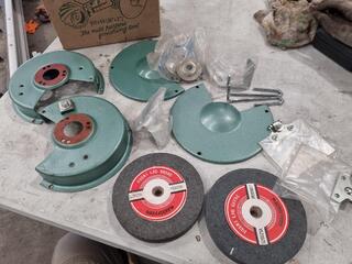 Vintage Unused Bench Grinder Compoments, Parts