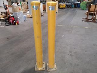 Pair of Heavy Duty Industrial Safety Bollards