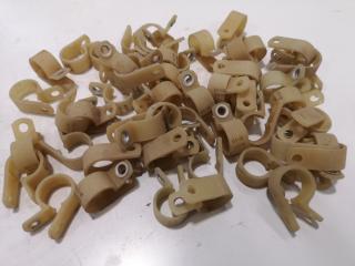 50x Aviation Plastic Loop Clamps for Wire Support Type MS25281 R10