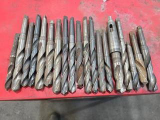 19 Morse Taper Drill Bits 