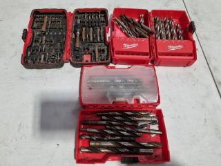 3x Milwaukee Drill, Driver Sets