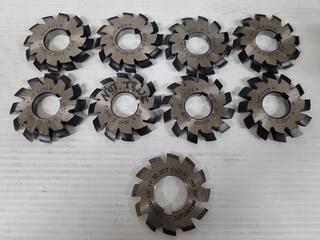 Involute Gear Cutter set m2.5x20 degree