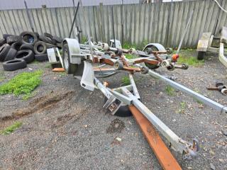 Assorted Single Axle Boat Trailers