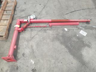 Floor Mounted Hydraulic Winch Arm