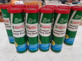 10x 450g Castrol Premium Heavy Duty Grease