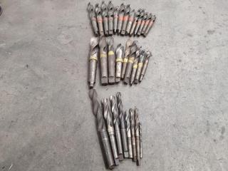 Assortment of (30) Morse Taper Drill Shanks