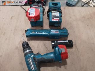 2 x Makita Cordless Drills and Chargers