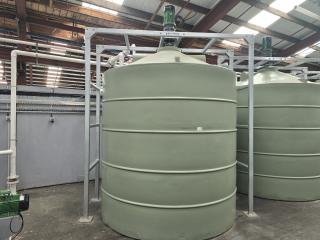 12500 Litre McKee Band Tank with Agitator and Level Sensor