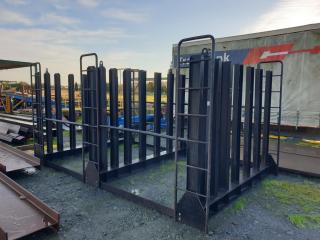 Large Plate Steel Storage Frame