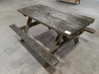 Outdoor Garden Picnic Table