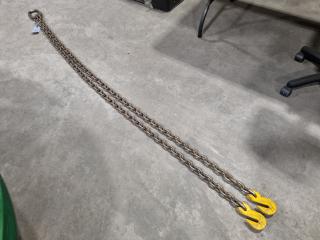 2-Leg Lifting Chain Assembly, 4.25 ton Max Capacity